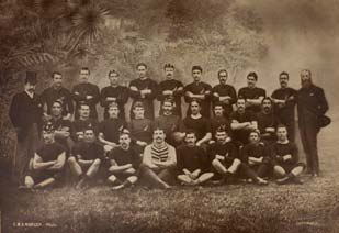 New Zealand Native Football Representatives Team 1888 – 1889, E.B.S Mercer, 1889.