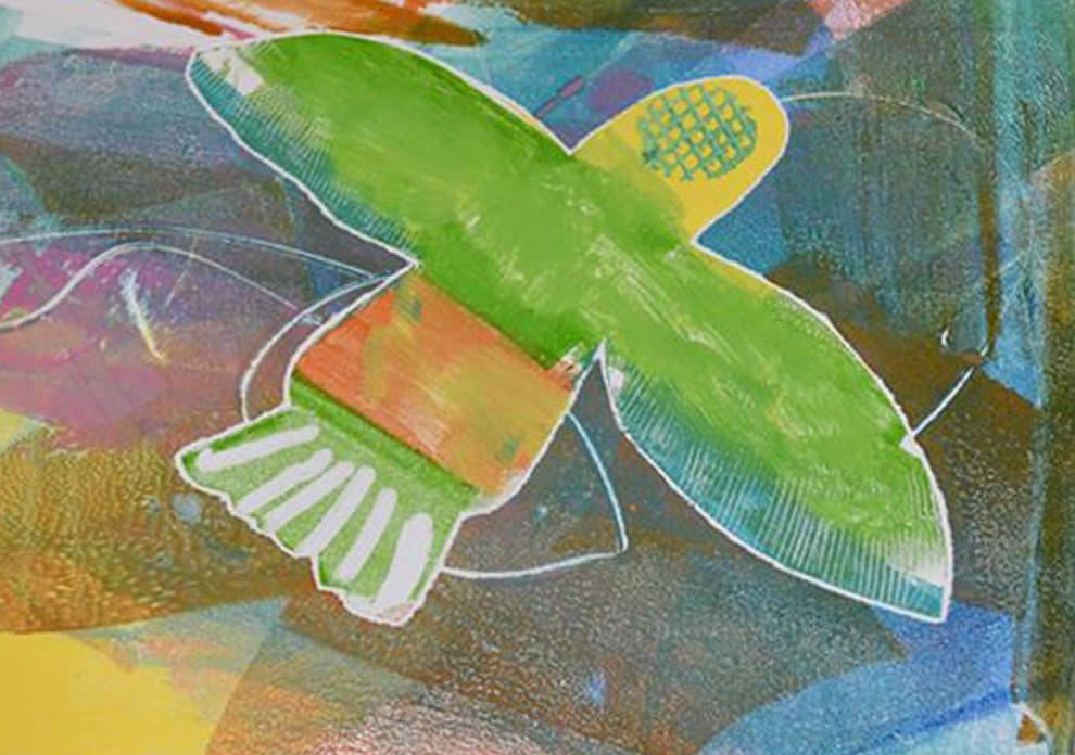 Kids Monoprinting Workshop with Sue Pearson