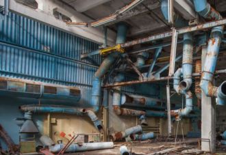 Chernobyl Pripyat Factory, documentary photograph. 