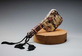Tools of the Trade, 2018, Beige and Black, wooden block, Mixed media