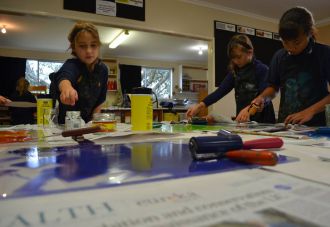 Kids Drypoint Printing (an intaglio process) Workshop with Sue Pearson