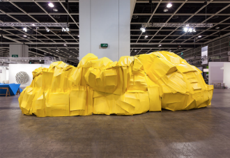 Richard Maloy, Yellow Structure, 2016, Encounters, Art Basel Hong Kong