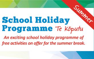 School Holiday Programmes at Te Kōputu