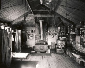 Laurence Aberhart, Interior, Shackleton's hut, Cape Royds, Ross Island, Antarctica, 1 December 2010